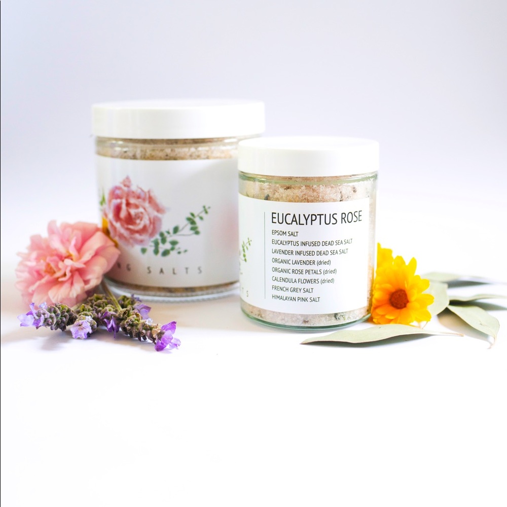 Eucalyptus Rose Bath Salt - ALL ORGANIC